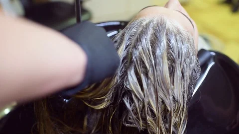 Seminar or master class on hair coloring Stock Footage 90143768