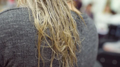 Seminar or master class on hair coloring Stock Footage 90143884