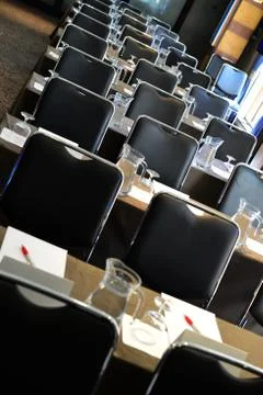 Seminar seating Foto stock