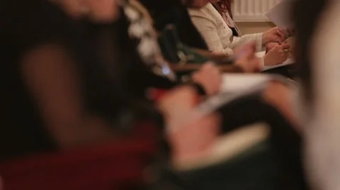 Seminar for students Video stock 8264087