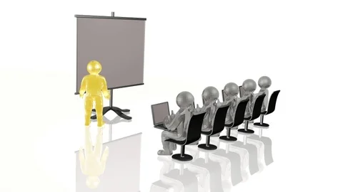Seminar yellow Stock Footage 104219578