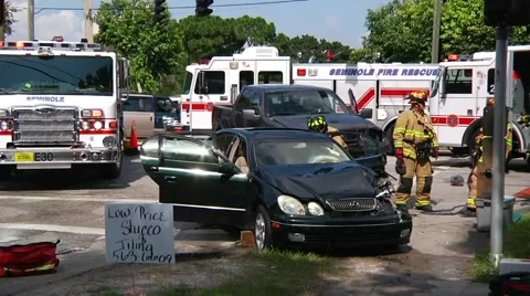 Seminole extrication #1 Stock Footage 937484