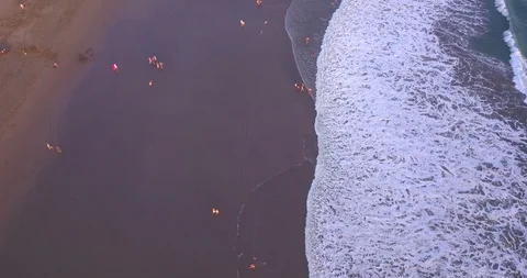 Seminyak beach Video stock 96018977