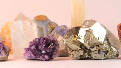 Semiprecious stones Stock Footage 2862898