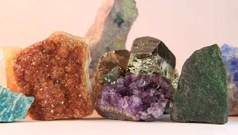 Semiprecious stones Stock Footage 2863512