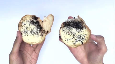 Semir Bread: A Sweet Indonesian Bread Stock-Footage 285898425