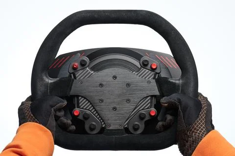 Semiracing car theme Stock Photos