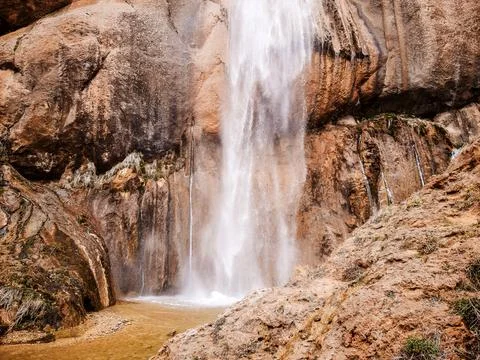 Semirom Waterfall 스톡 사진