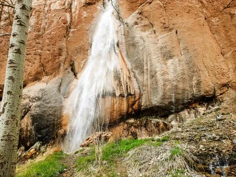 Semirom Waterfall 스톡 사진