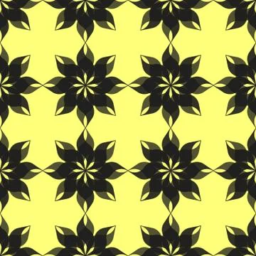 Semitransparent Floral Background Stock Illustration