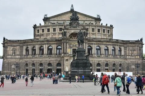 Semper Opera in Dresden, Germany Stock Photos