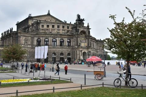 Semper Opera in Dresden, Germany Stock Photos