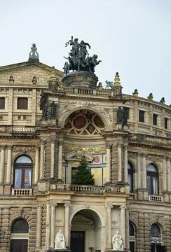 The Semperoper building in Dresden, Germany Stock Photos