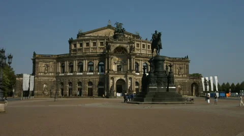 Semperoper, Dresden Stockbeeldmateriaal 65007423