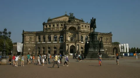 Semperoper, Dresden Stockbeeldmateriaal 65008343