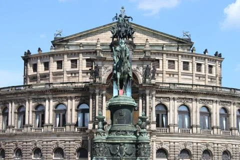 Semperoper in Dresden, Germany Stock Photos