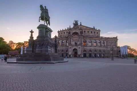 Semperoper in Dresden, Germany Stock Photos