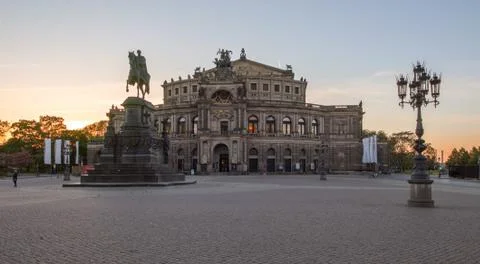 Semperoper in Dresden, Germany Stock Photos