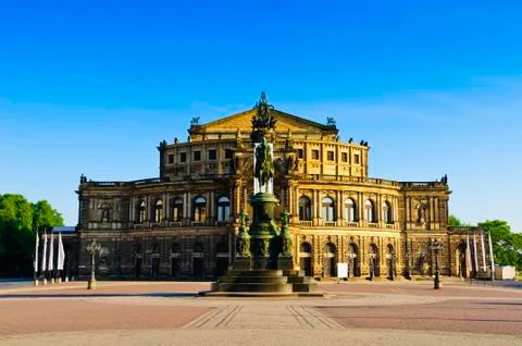 Semperoper dresden Stock Photos