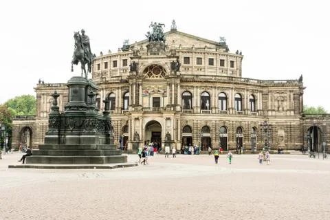 Semperoper in Dresden Stock Photos