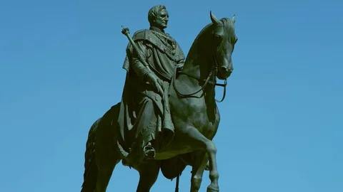 Semperoper, opera house (Saxon State Opera) Stock Footage 80795512