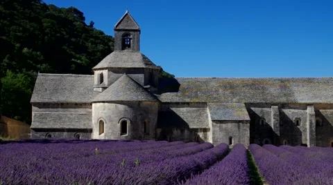 Senanque Abbey in Provence Stock Footage 57638978