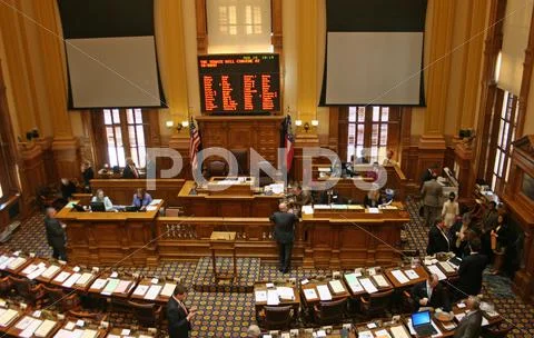 Senate Gets a Late Start Stock Photos