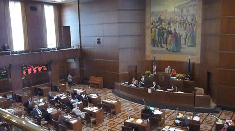 Senate Passing Bill Stock Footage 25001203