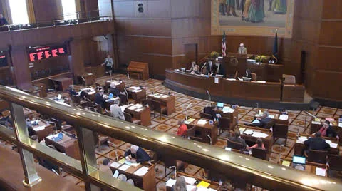 Senate at Work Stock Footage 25001284