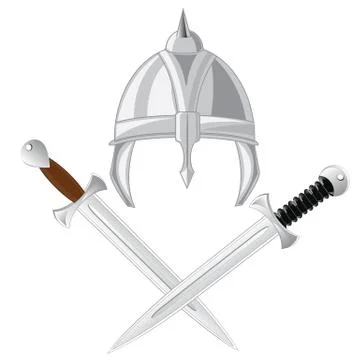 Send and plain weapon Stock Illustration