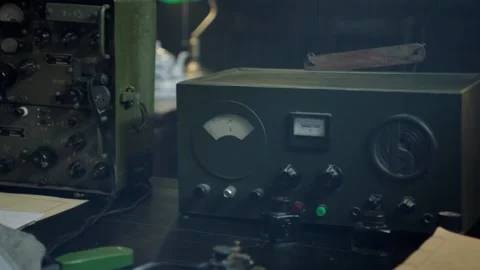 To send and receive telegraph Stock Footage 235269448