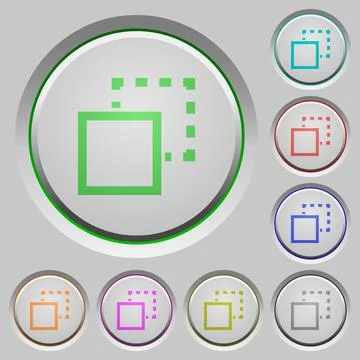 Send to back push buttons 스톡 일러스트