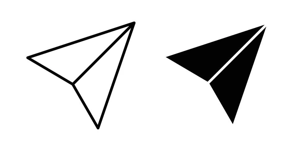 Send button icon concept. best for web design 스톡 일러스트