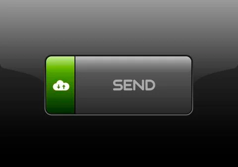 Send Button Illustrazione stock