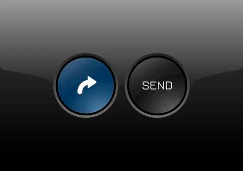 Send Button Stockillustratie