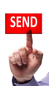 Send button 스톡 사진