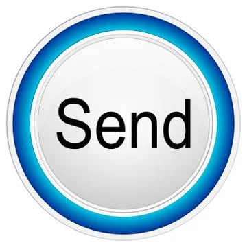 Send Button on white background - illustration Stock Illustration