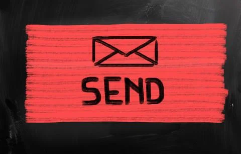 Send concept Illustrazione stock