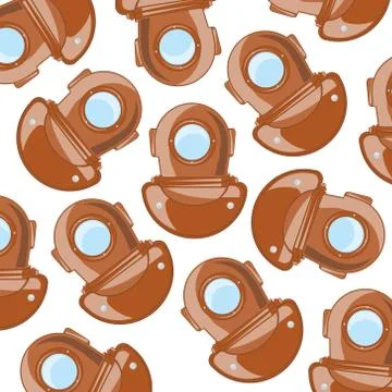 Send diver pattern 스톡 일러스트