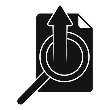 Send document icon simple vector. Eco agenda 库存插图