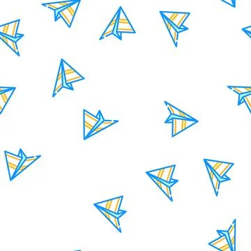 Send email campaign vector seamless pattern イラスト素材