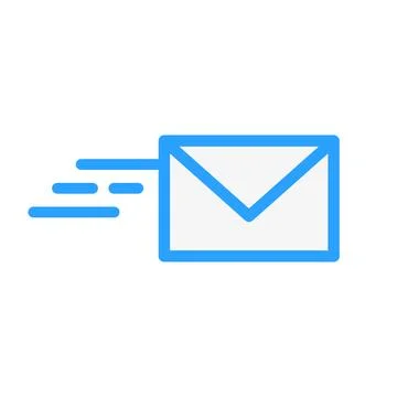 Send Email icon. Contact. Vector. Illustrazione stock