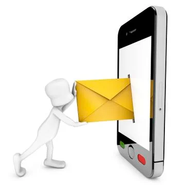 Send an email Stock Illustration