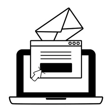 Send email related イラスト素材