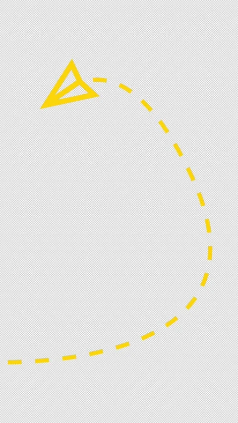 Send icon message fly paper plane transparent 60fps vertical social media Stockbeeldmateriaal 277652969