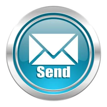 Send icon, post sign. Stock Illustration
