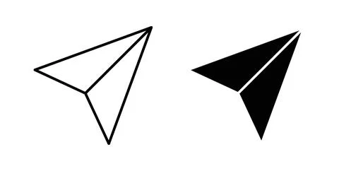 Send icon symbol. Flat Vector illustration Stock Illustration