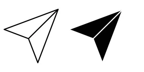 Send icon symbol. Flat Vector illustration Stock Illustration