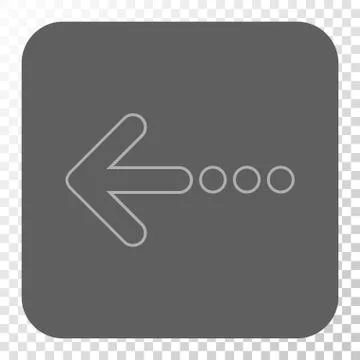 Send Left Rounded Square Button Stock Illustration