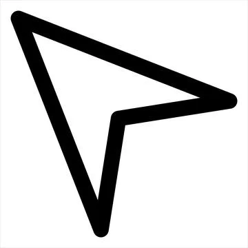 Send line icon vector illustration isolated on white background Stock Illustration